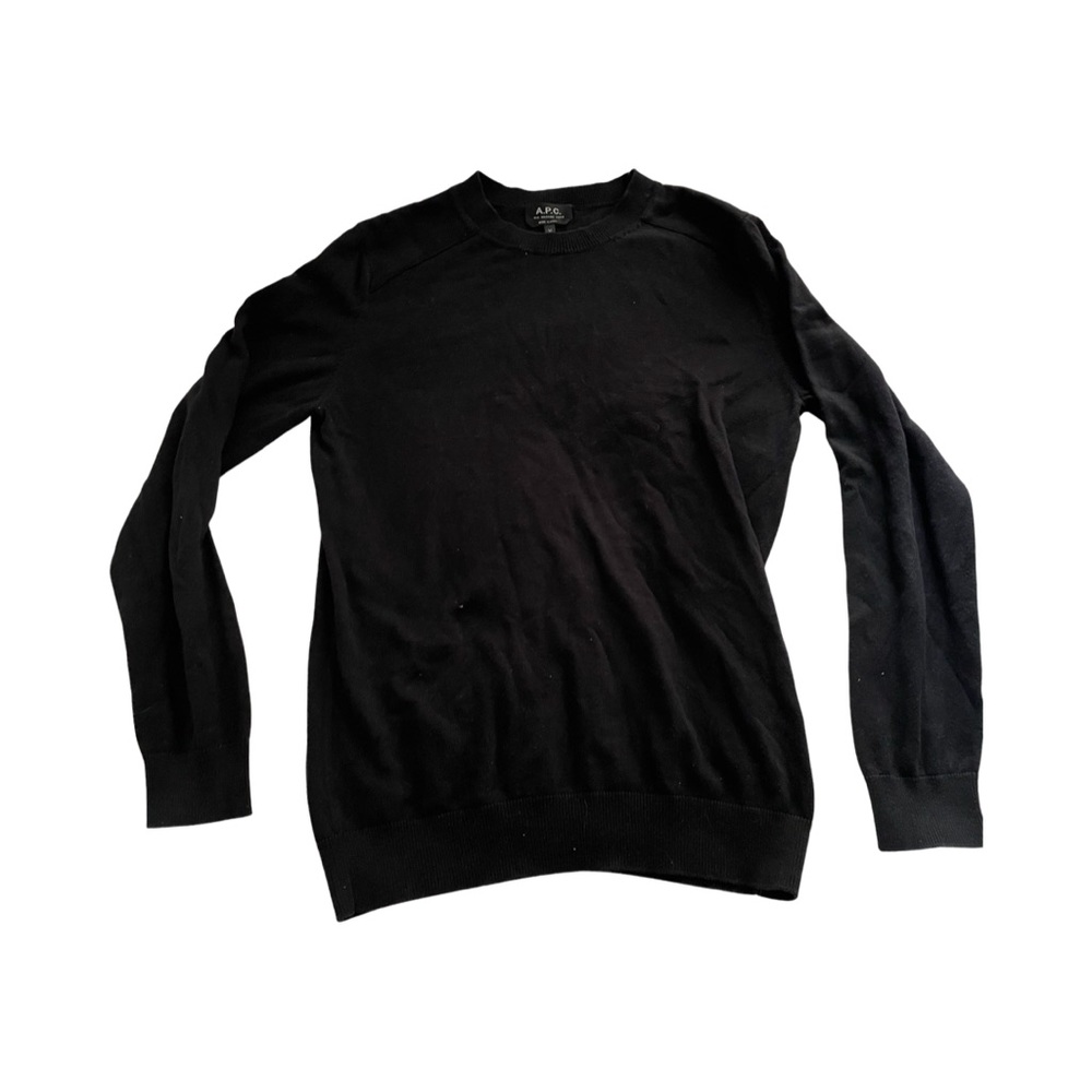 Mens medium black APC sweater